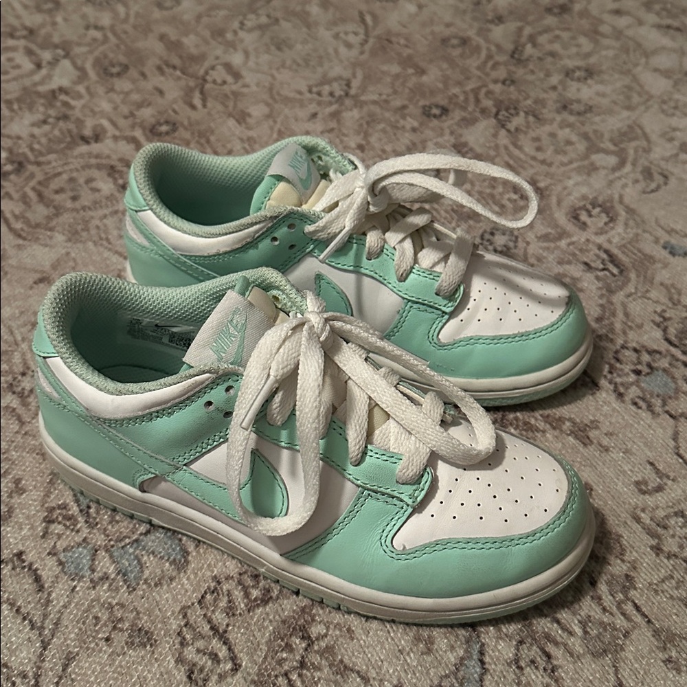 Nike Dunk Fresh Green and White Sneakers